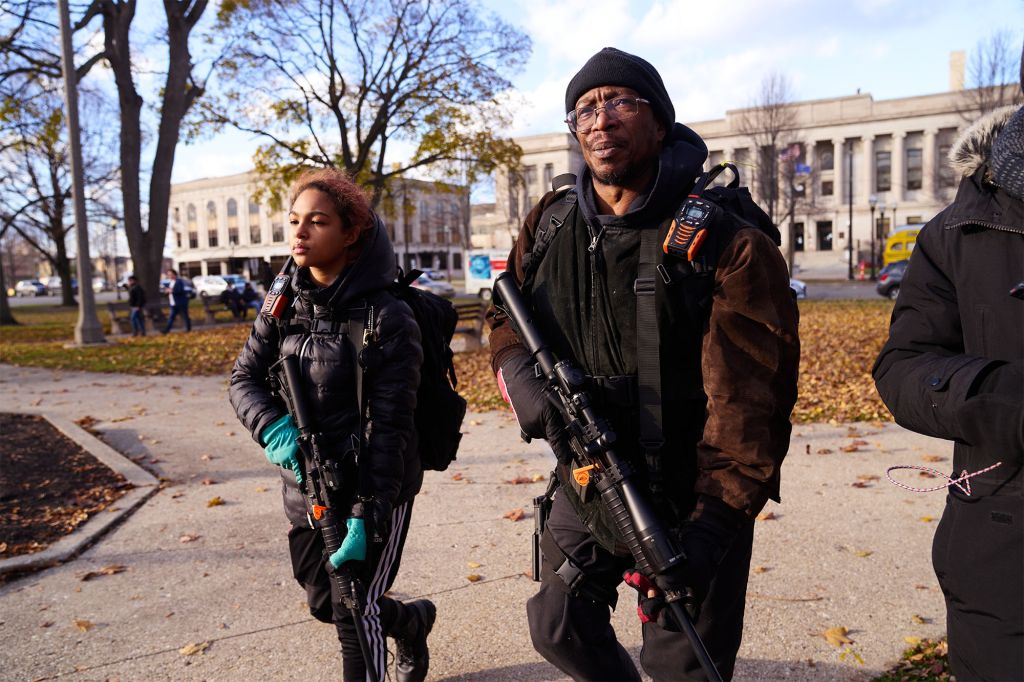 “We’re Just Doing Them A Favor!”- ARMED Father-Daughter Duo March With ...