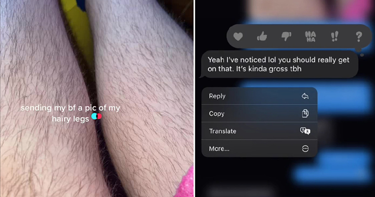 112.jpg - "I Haven't Shaved For Ages!"- Girlfriend Teases Lover With Image Of Her 'Hairy Legs' & Gets An Epic Response