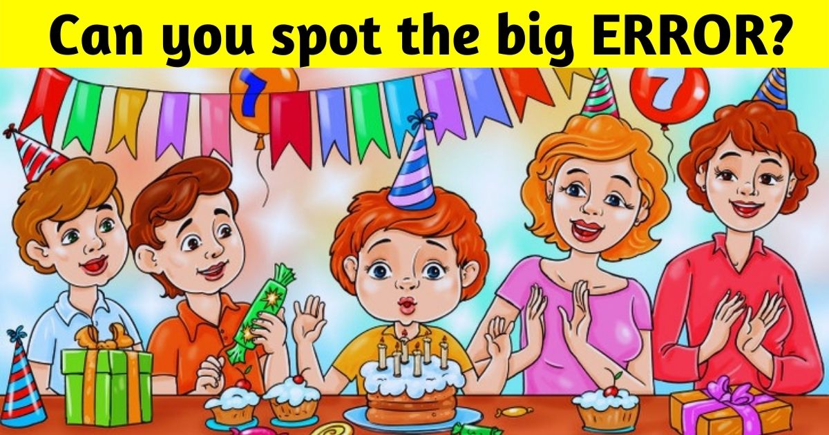party3.jpg - Only 1 In 10 People Can Spot The Huge ERROR In This Picture Of A Birthday Party! But Can You Also Find It?