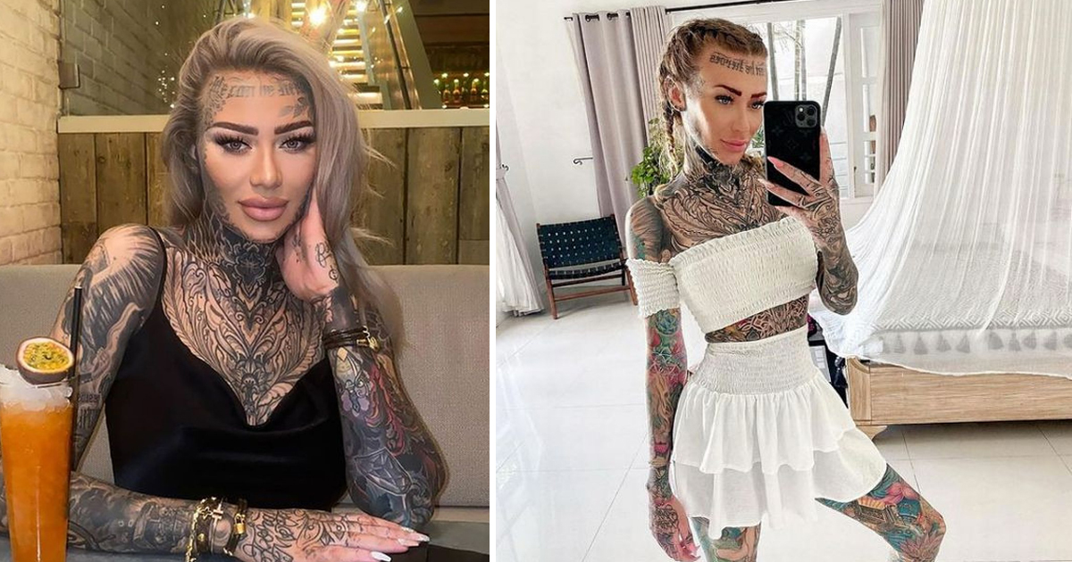 q6 6 1.jpg - "I Feel & Look Like A Lady Now!"- Most Tattooed Woman Looks Completely Different After 'Covering Up' Her Famous Body Art With Special Products