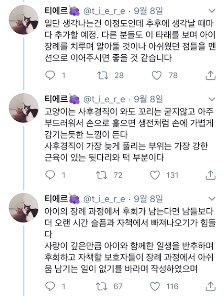 반려동물을 떠나보내기 전 주인이 준비해야 할 것들 -