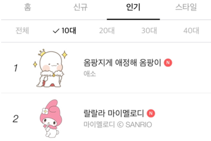 카톡 이모티콘으로 알아보는 나의 진짜 정신연령