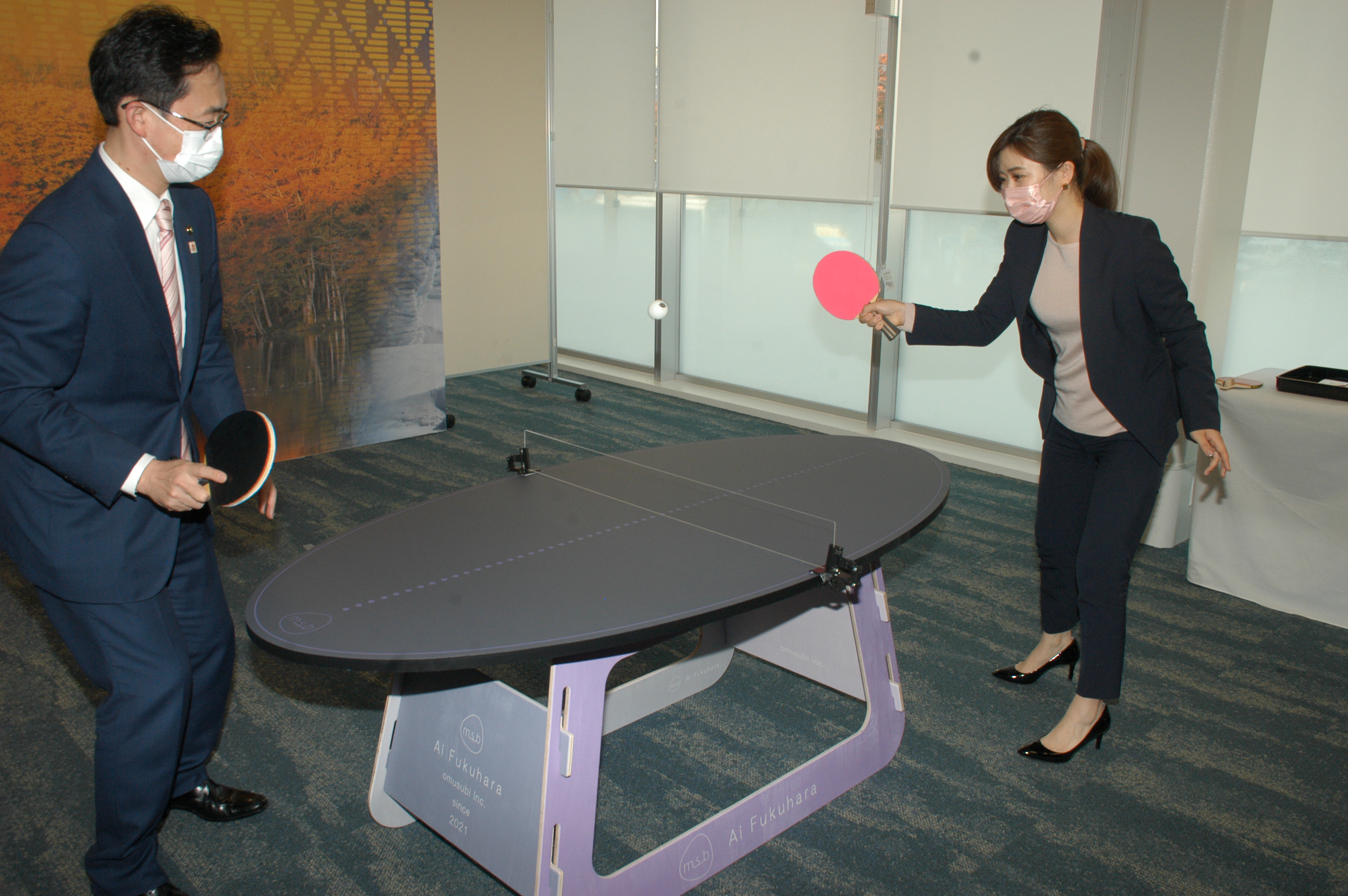 卓球元五輪メダリスト 福原愛さん 青森市に卓球台寄贈 - イザ!