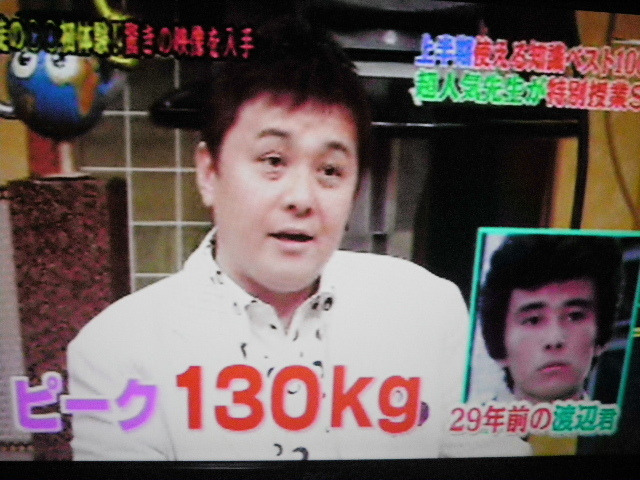 太陽にほえろ! に学ぶ渡辺徹の体型変化の歴史(世界一受けたい授業より) | にゃーオフィシャルブログ「にゃーのダイエット日記」