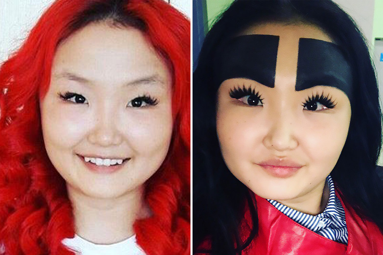 Woman Famous For HUGE 'Painted Eyebrows' Shares Jaw-Dropping Picture ...