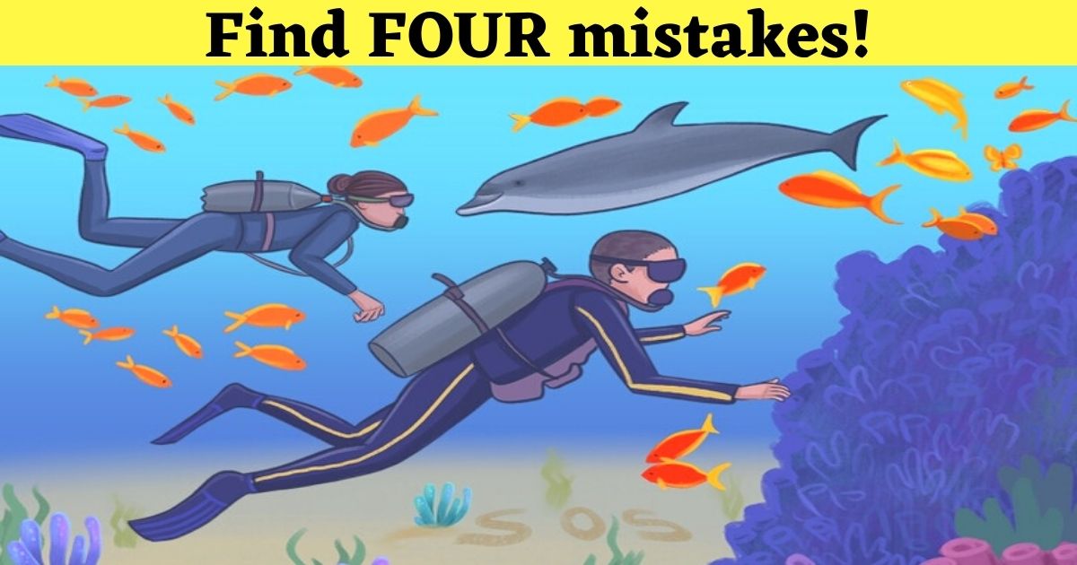 find four mistakes.jpg - Can You Spot All FOUR Mistakes In Less Than A Minute? 90% Of Viewers Failed The Challenge!