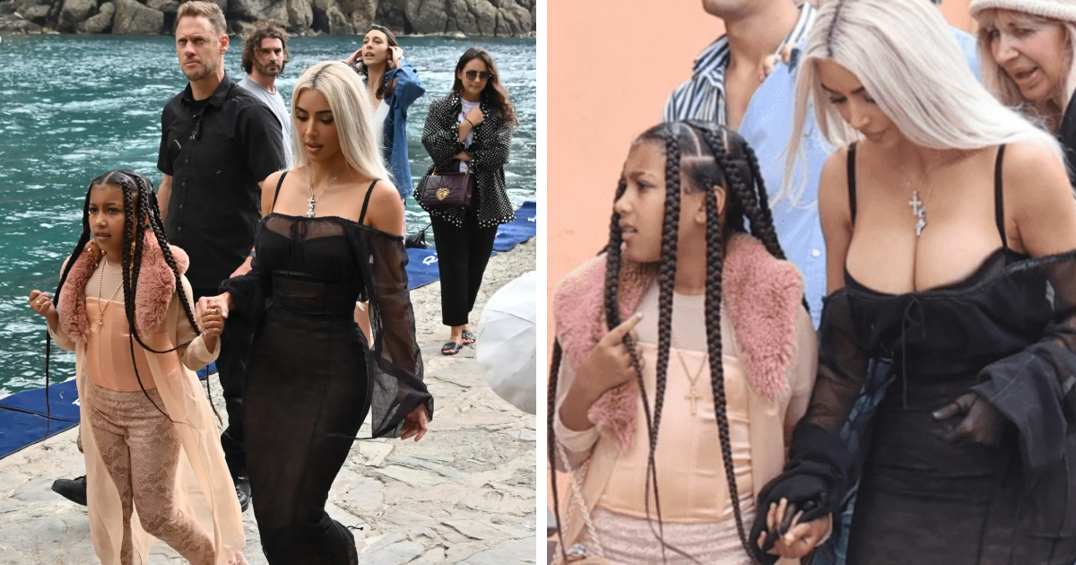 q3 1 2.png - "How Dare You Dress Your Child Like That!"- Kim Kardashian BLASTED In Italy For Dressing Her Daughter North In A Corset