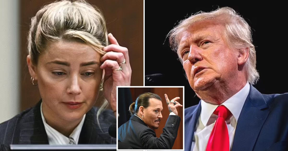 trump.jpg - JUST IN: Trump Takes A Jab At Amber Heard And Johnny Depp As He Mockingly Calls Them A ‘Lovely Couple’