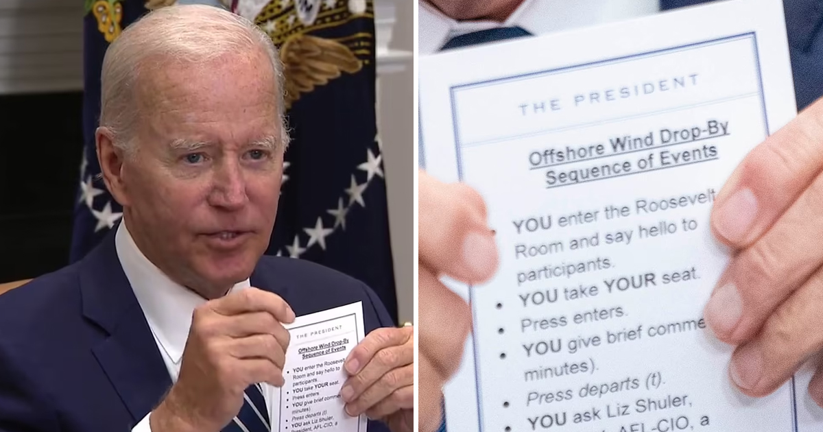 d117 1.jpg - BREAKING: President Biden 'Accidentally' Reveals 'Embarrassing' Cheat Notes To Himself