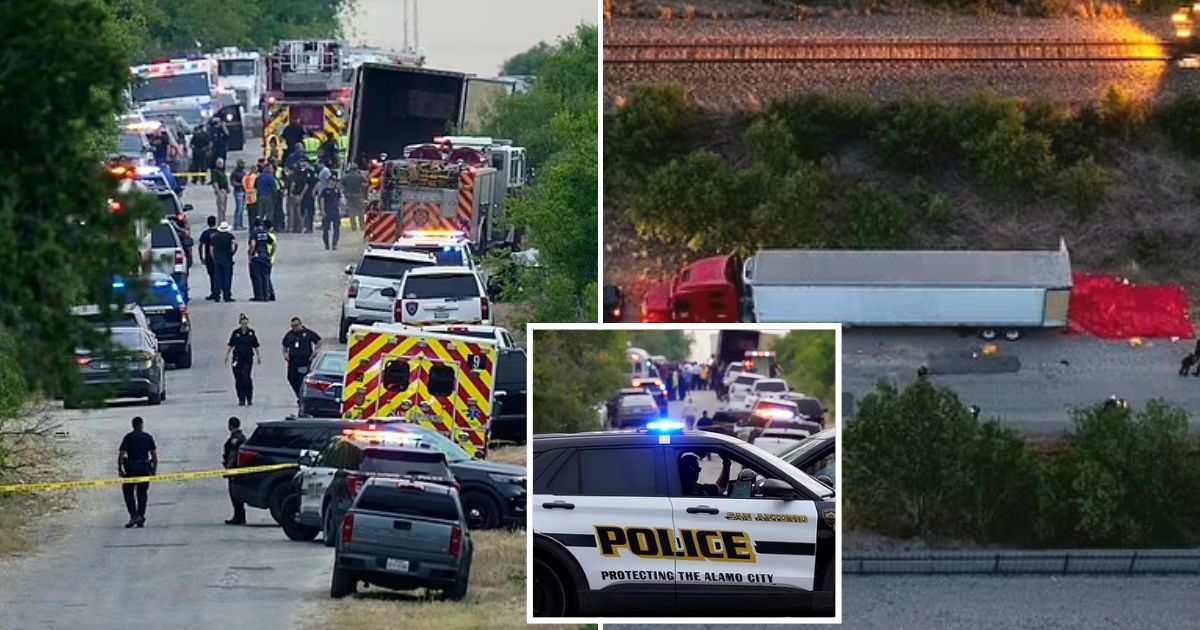 migrants5.jpg - ‘STACKS Of Bodies’ Found Inside Tractor Trailer In Texas As 46 People Are Confirmed DEAD While 16 Others Were Taken To Hospital
