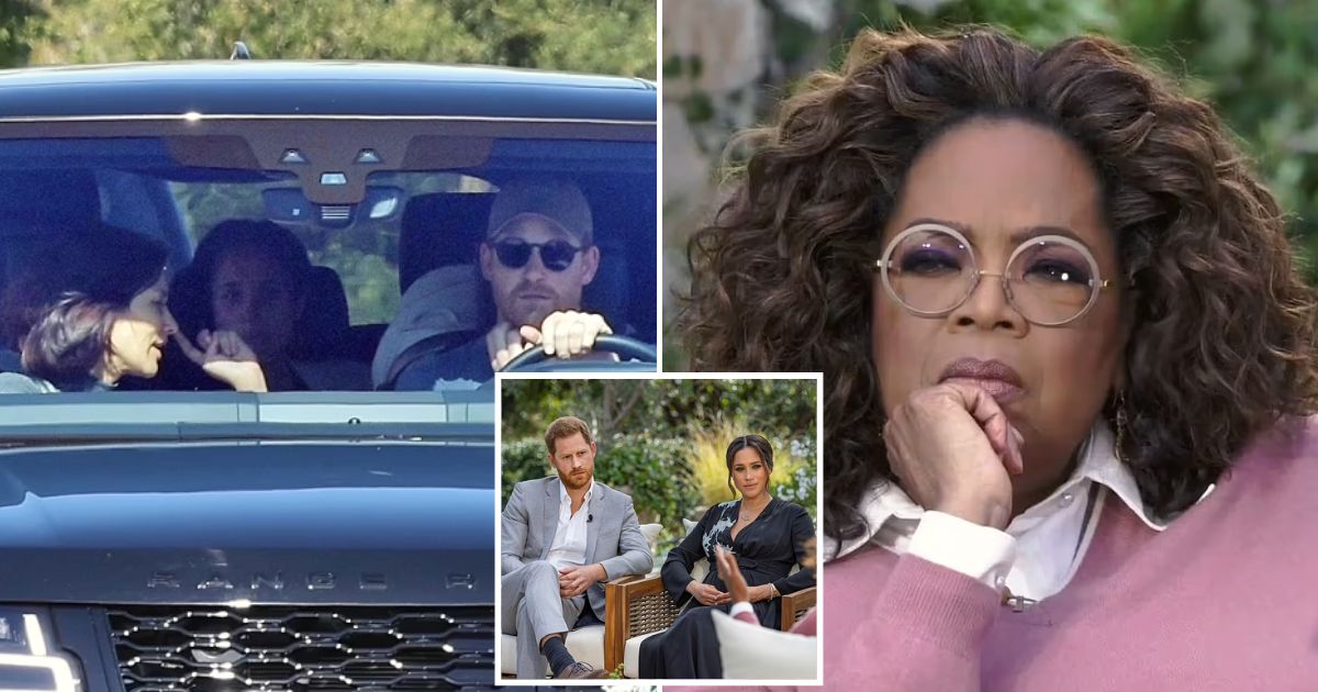 visit5.jpg - JUST IN: Prince Harry And Meghan Are Seen Driving To Neighbor Oprah's $100 Million Montecito Mansion With Archewell Chief Operating Officer