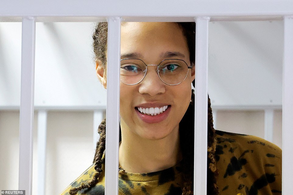 Breaking New Image Of Wnba Star Brittney Griner Released Shows Her Smiling Behind Bars In 