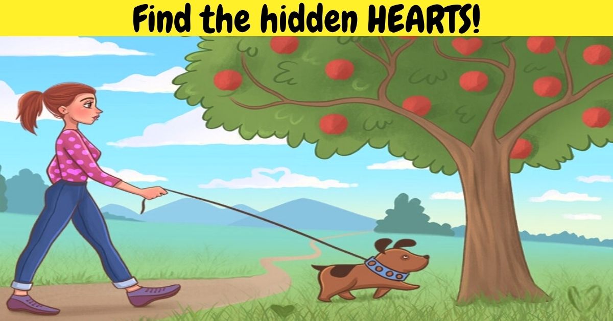 find the hidden hearts.jpg - How Fast Can You Spot All FIVE Hearts Hiding In This Picture? 95% Of Viewers Couldn’t Find The Last One!