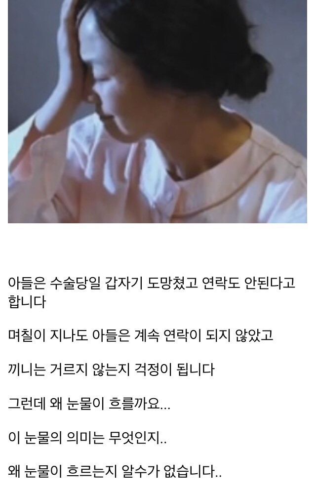어머니 간이식 수술 당일날 도망친 아들 | 인스티즈