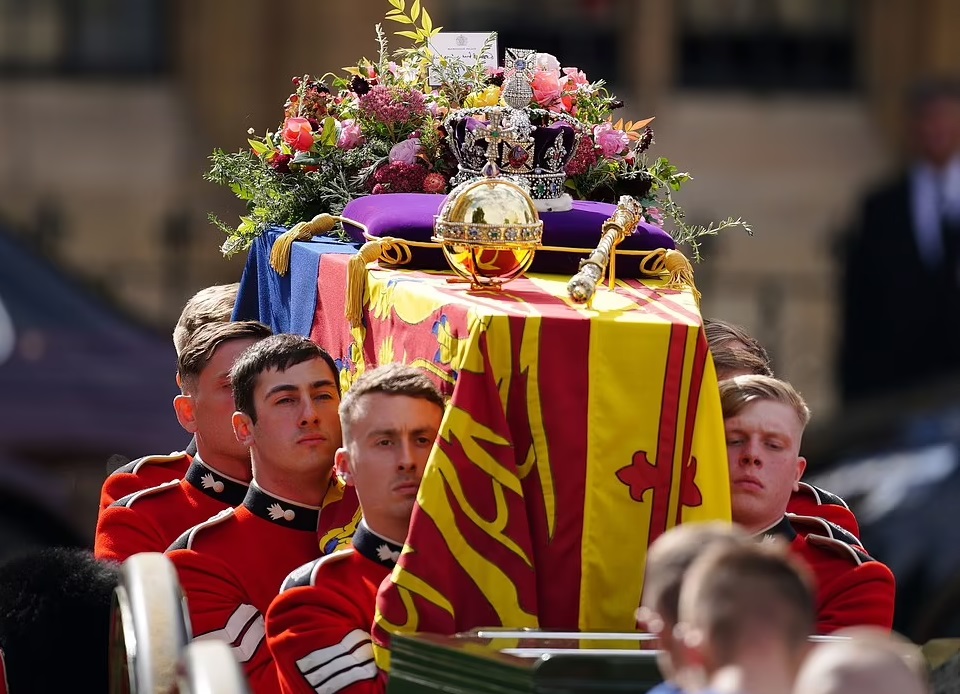 Pallbearers Who Carried The Queen's 500Pound LeadLined Coffin On