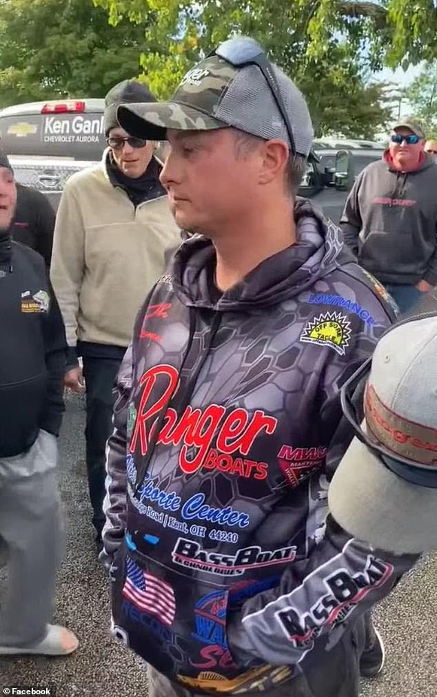 Jake Runyon, from Ohio, could do nothing but stand in silence as the cheating was exposed