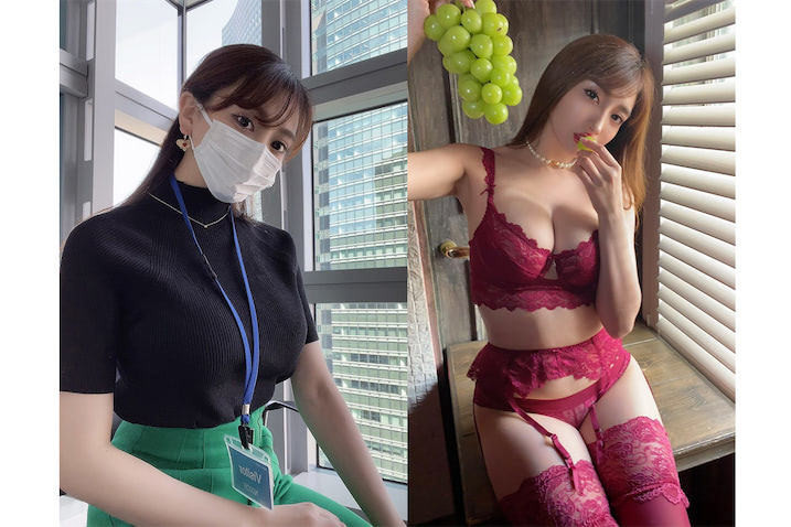 森咲智美、OLから妖艶ランジェリーへの王道 #これがこう 披露「対比がピッタリ」 | マイナビニュース