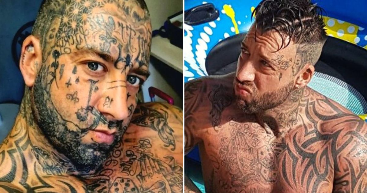 ian5.jpg - Man Who Spent $36,000 On Tattoos Shares Photos Of Himself BEFORE His Dramatic Transformation