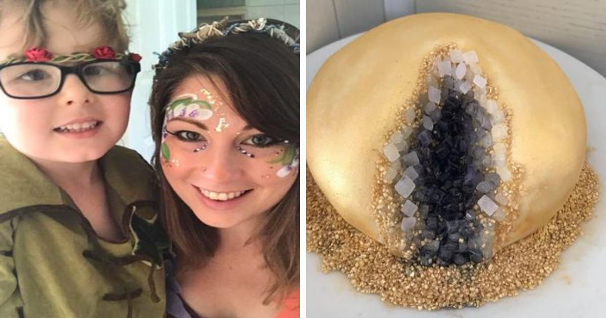 27 2.png - EXCLUSIVE: Mother Blasted For 'Accidentally' Making A Sparkly V*gina Cake For Her 6-Year-Old's Birthday