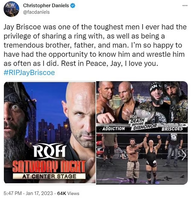 BREAKING: Professional Wrestler Jay Briscoe Dies At 38 - WhatToLaugh