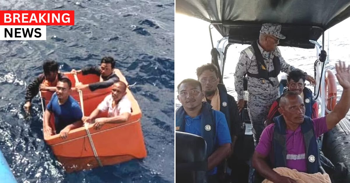 breaking 64.jpg - BREAKING: Four Men Are Rescued After Being Lost At Sea For Several Days