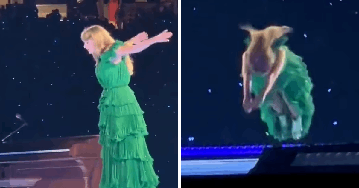 t2 13 1.png - BREAKING: Taylor Swift Leaves Fans In Awe While Diving 'Head First' Into The Stage