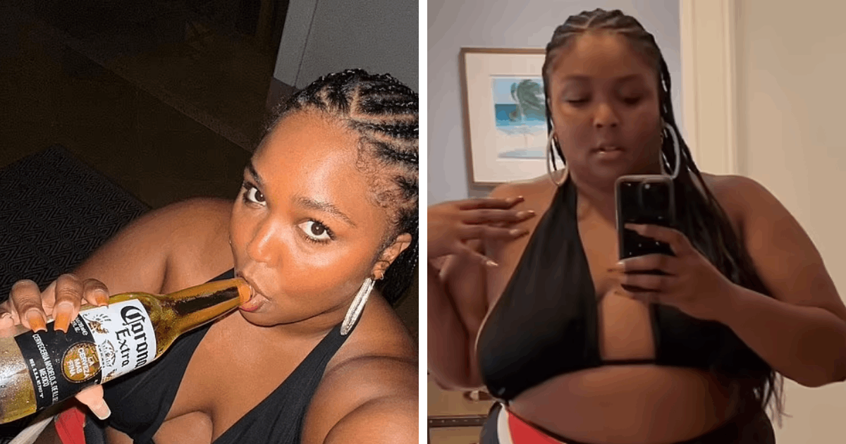 t5 1 1.png - EXCLUSIVE: Lizzo WOWS Viewers With Her Black Attire While Posing For Beach Selfies In The Bahamas