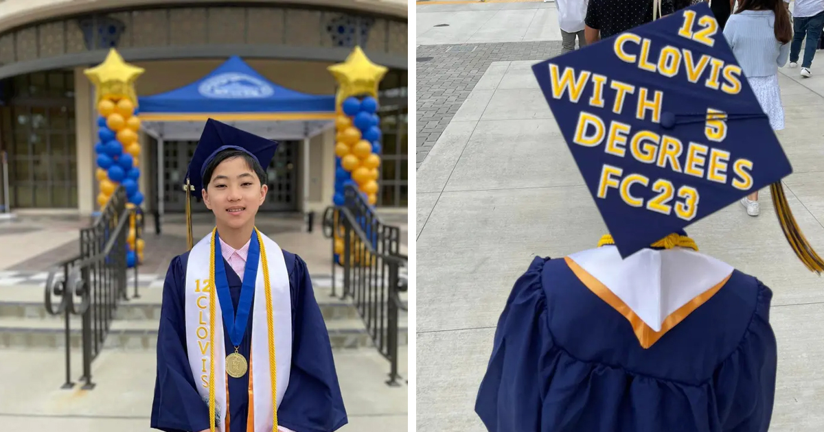 d137 2.jpg - BREAKING: California Boy Becomes YOUNGEST Person To Graduate From College With FIVE DEGREES
