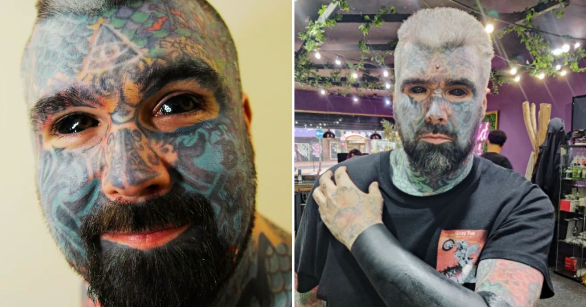 ink4.jpg - Man Whose Body Is Covered In Tattoos CLAIMS He Was Hidden From His Bosses Because Of His Unique Appearance