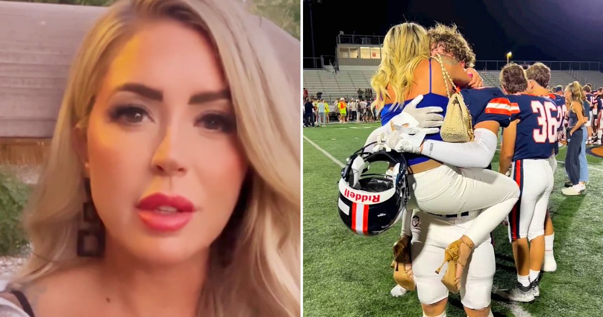 amber4.jpg - 'He Is MY Hero!' Mom Defends Herself After Video Of Her 'STRADDLING' Her Son After A Football Game Raised Eyebrows