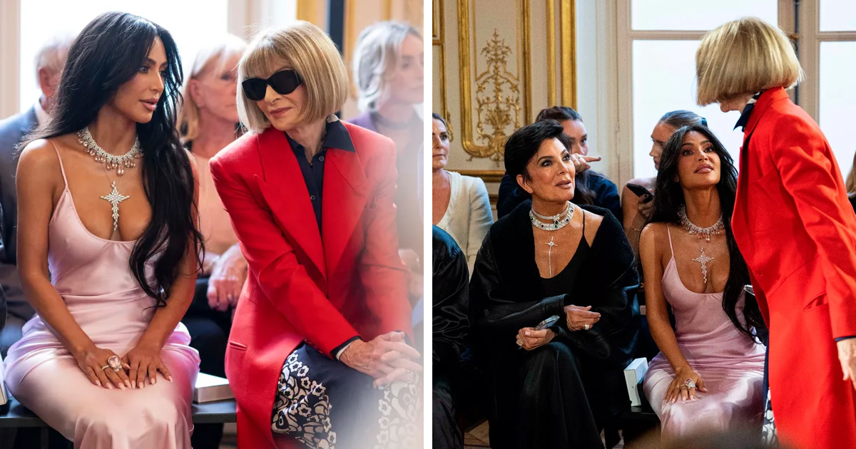 d12.jpg - “Who Does She Think She Is?”- Kim Kardashian INSULTED For Arriving Late At Paris Fashion Week As Vogue’s Editor-In-Chief Frowns Upon Celeb’s Entry
