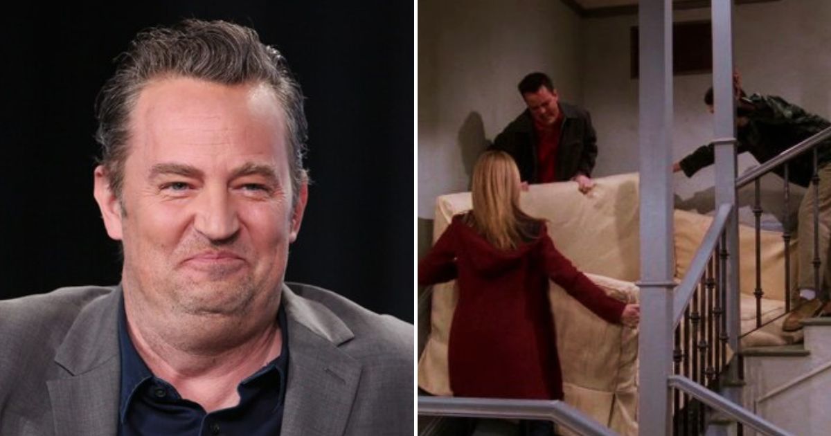 'Friends' Fans Are Saying Matthew Perry Made Blooper Of Iconic Scene