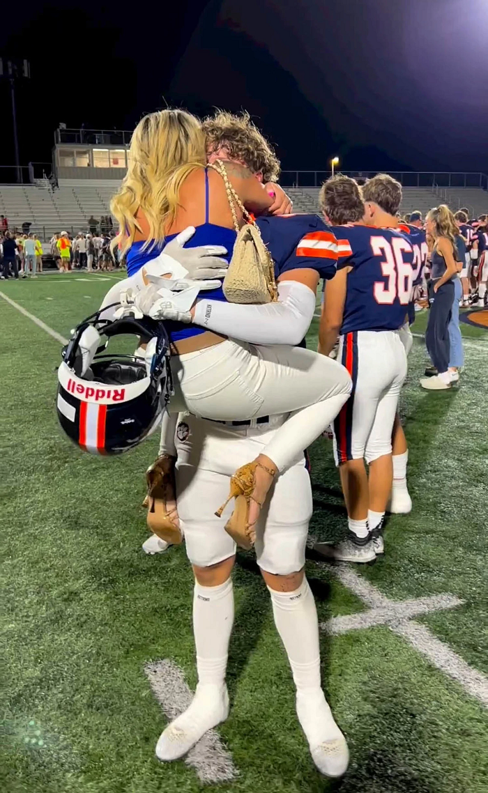 Mom Who Was Slammed For 'Straddling' Her Son After Football Game Shares ...