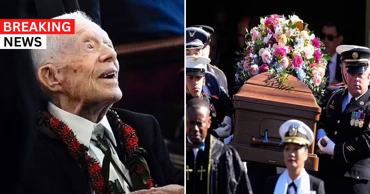 breaking 13.jpg - BREAKING: Jimmy Carter Pays His Final Goodbye To Wife Rosalynn At Private Funeral Service
