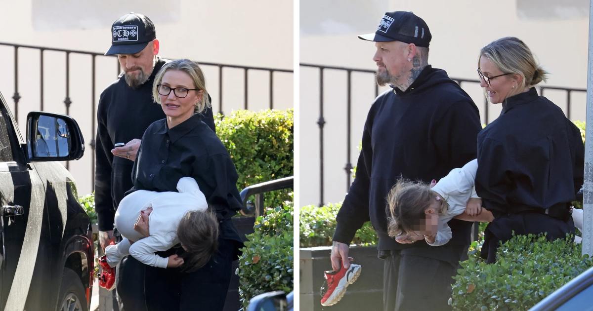 EXCLUSIVE Cameron Diaz Spotted On RARE Family Outing With Husband