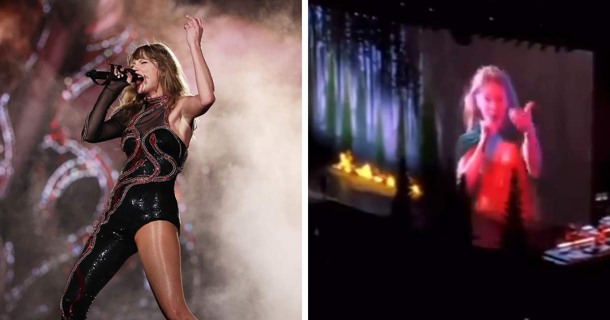 d1 4.jpeg - "That's My Man, He's Off Limits!"- Taylor Swift Points Out To Lover Travis Kelce In Audience During The Middle Of Her Live Song Performance