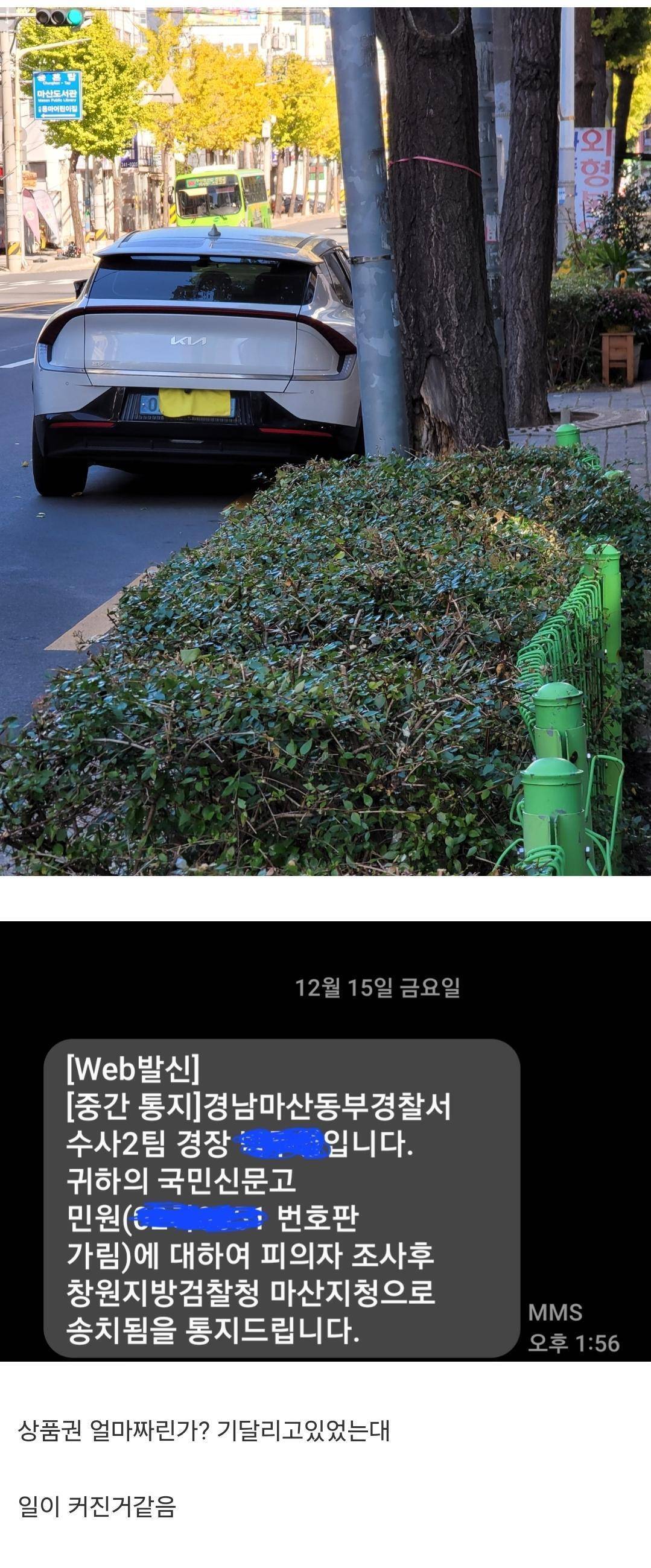 난 번호판가림 신고만 했을뿐인데 | 인스티즈