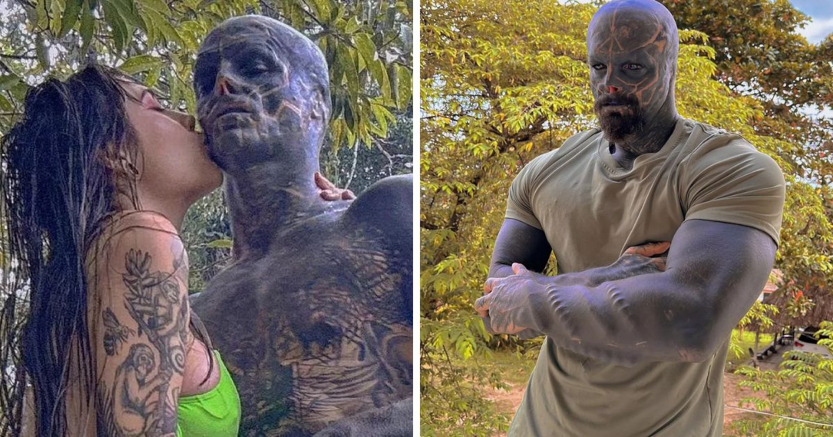 copy of articles thumbnail 1200 x 630 17.jpg - Man Dubbed 'Black Alien' With HUNDREDS Of Body Modifications Shows Off 'Beautiful' Girlfriend