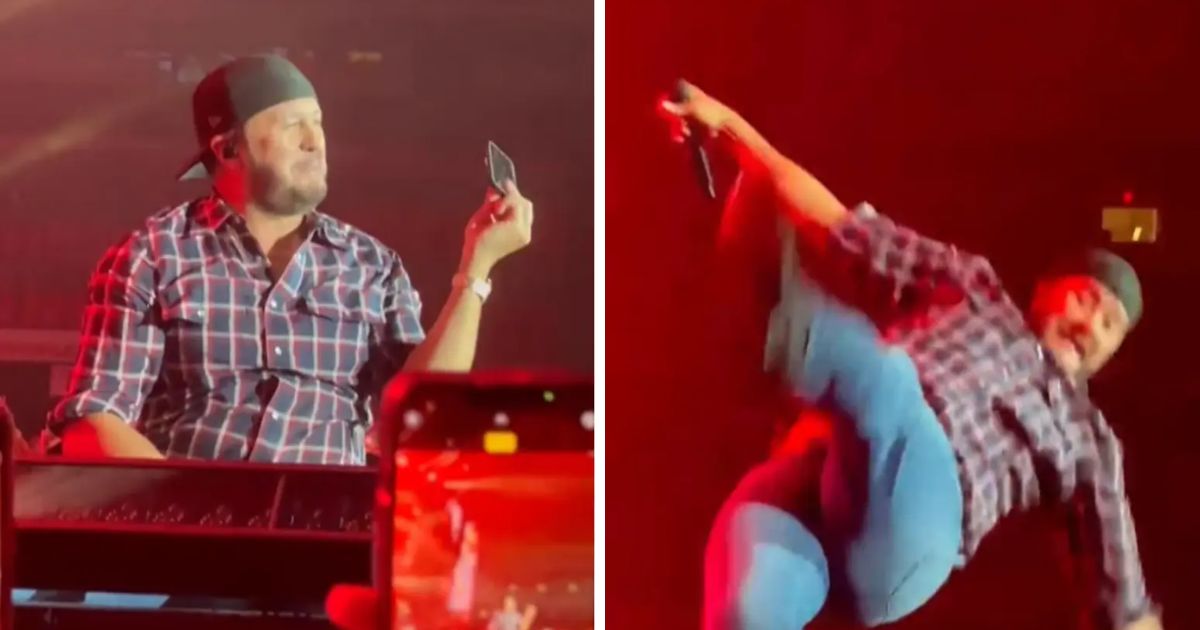 copy of articles thumbnail 1200 x 630 2 20.jpg - "My Lawyer Will Be Calling!"- Country Star Luke Bryan FALLS On Stage After Slipping On Fan's Cellphone