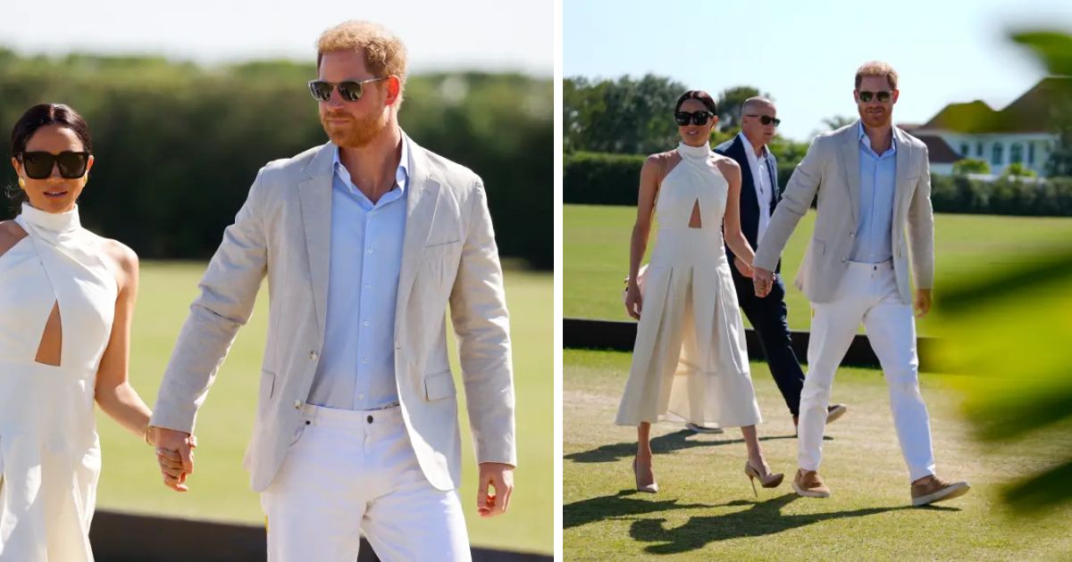 copy of articles thumbnail 1200 x 630 21.jpg - Meghan Markle Seen 'Smiling & Hugging' Prince Harry After Awkwardly Telling Woman NOT To Stand Next To Him