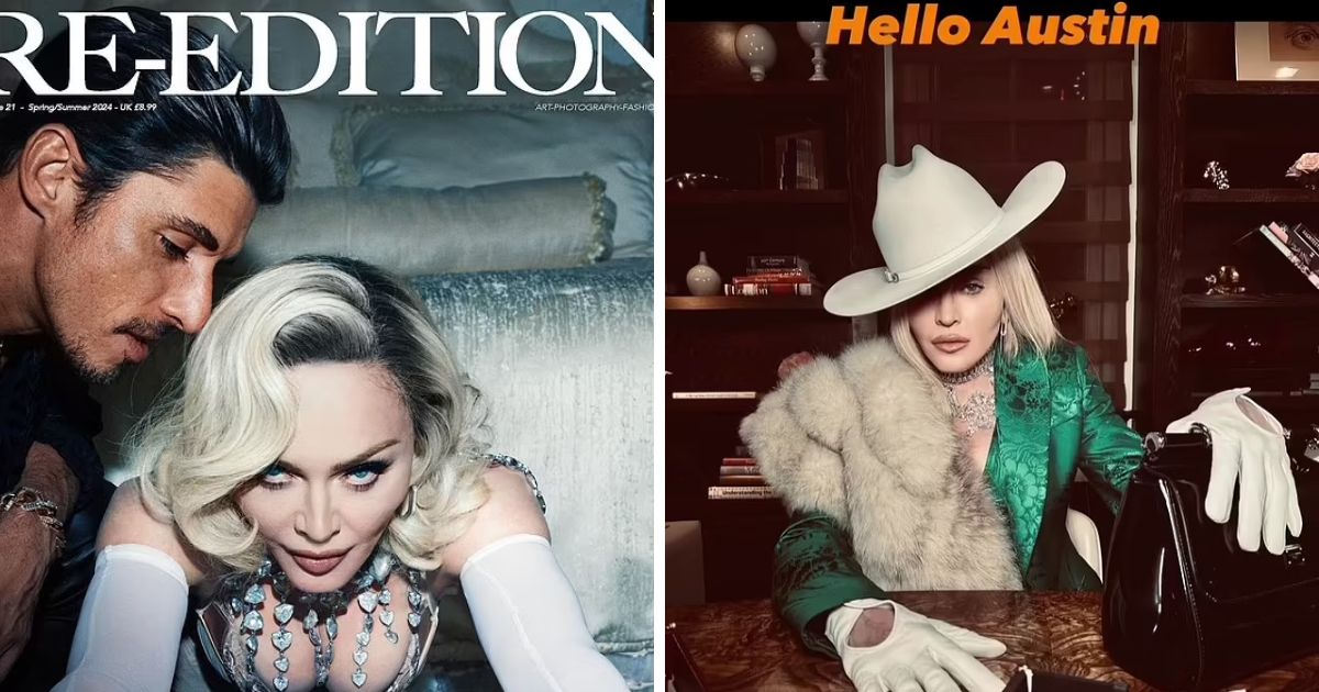 copy of articles thumbnail 1200 x 630 3 14.jpg - "Disgustingly Offensive!"- Fans Lash Out At Madonna For Flashing Cleavage Over 'Holy Book' With Man By Her Side