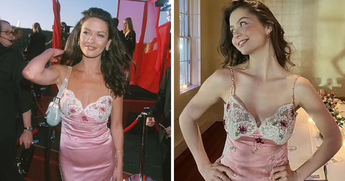 copy of articles thumbnail 1200 x 630 3 21.jpg - Catherine Zeta-Jones' Mini-Me Daughter Slips Into Her Mom's 25-Year-Old Silk Gown To Celebrate Her Birthday