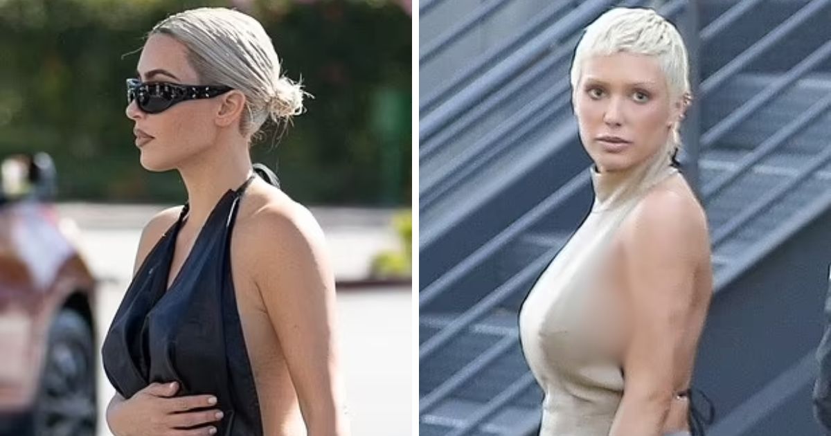 copy of articles thumbnail 1200 x 630 4 33.jpg - Kim Kardashian Transforms Into Bianca Censori With Her Blonde Hair & Braless Skimpy Top