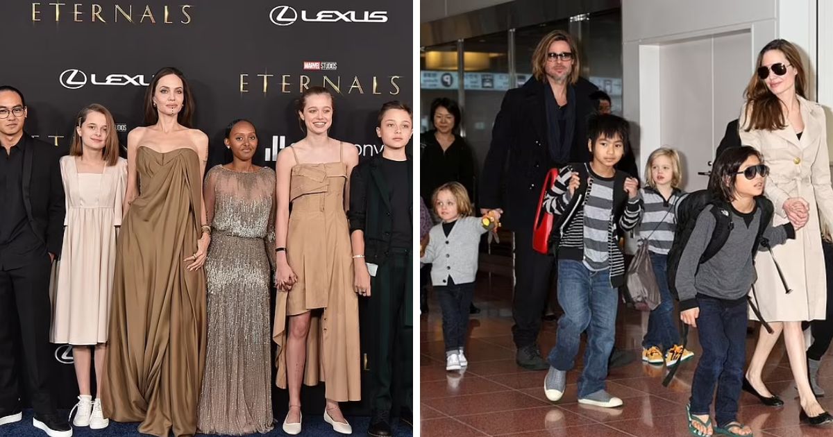 copy of articles thumbnail 1200 x 630 10 4.jpg - "Avoid Your Dad At ALL Costs!"- Brad Pitt's Bodyguard Says Angelina Jolie SABOTAGED Her SIX Kids Relationship With Brad Pitt
