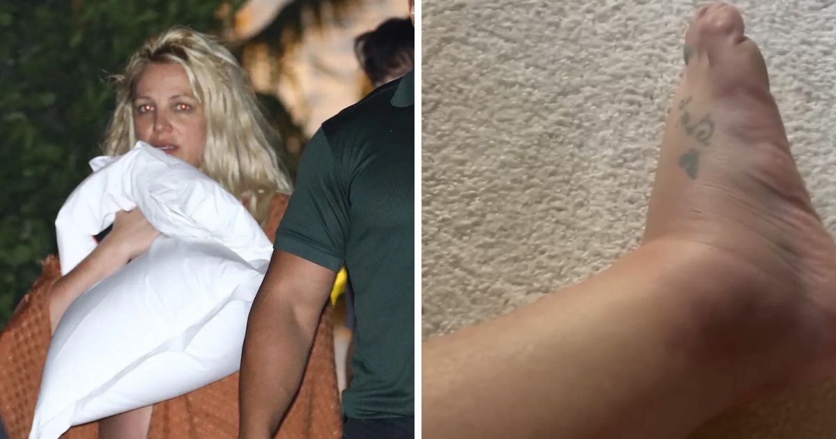 copy of articles thumbnail 1200 x 630 12.jpg - "It's All Her Fault!"- Britney Spears Shows Off Bruised Ankle While Blaming Mom Lynne For Hotel Drama