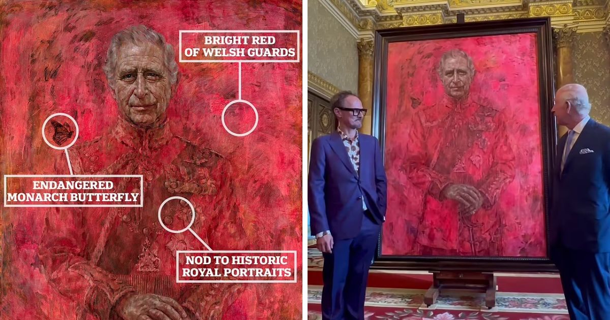 copy of articles thumbnail 1200 x 630 15 1.jpg - "Disgustingly Frightening"- King Charles First Official Portrait As Monarch SLAMMED By Royal Fans