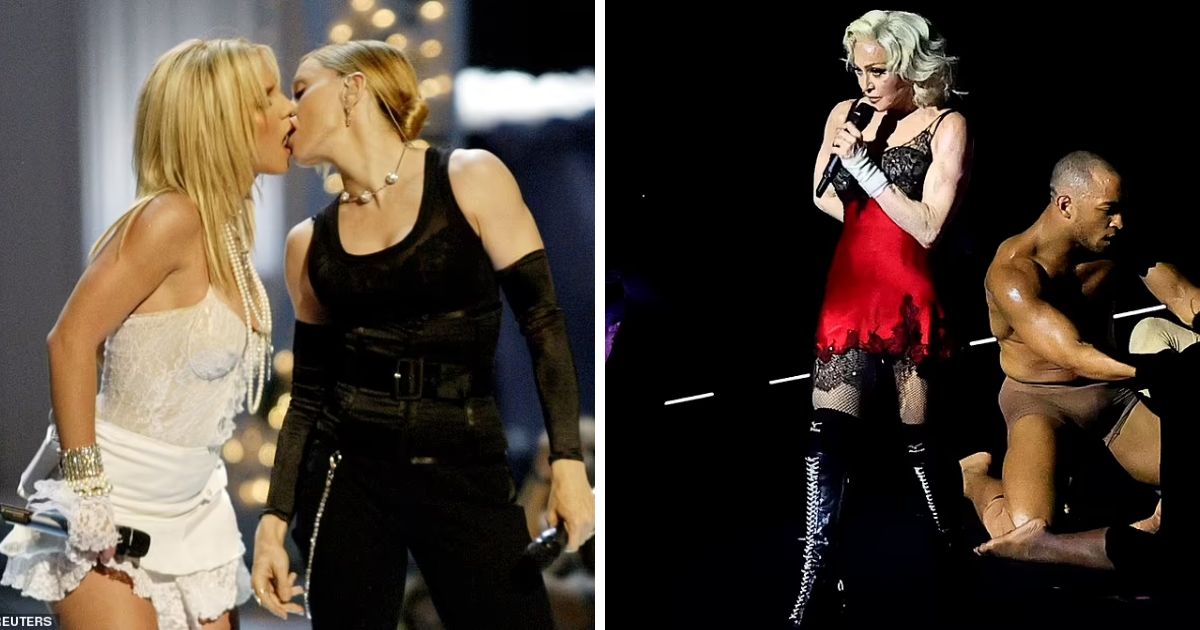 copy of articles thumbnail 1200 x 630 4 7.jpg - Fans Go WILD As Madonna, 65, Recreates THAT Iconic Britney Spears Kiss With Her Backup Dancer