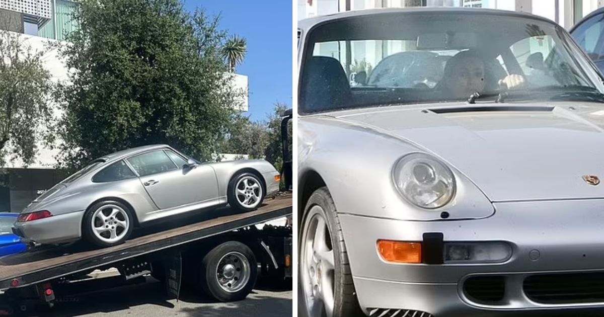 copy of articles thumbnail 1200 x 630 7 2.jpg - Bianca Censori Watches In Silence As New Porsche Gifted By Kanye West Taken Away On Tow Truck