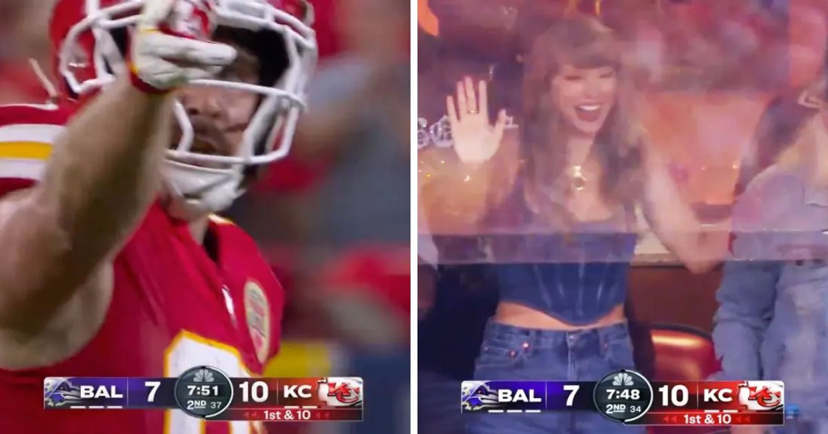 copy of articles thumbnail 1200 x 630 3 9.jpg - 'Blushing' Taylor Swift Hugs Travis Kelce's Mom After NFL Star Gives Her 'Special Attention' From The Field