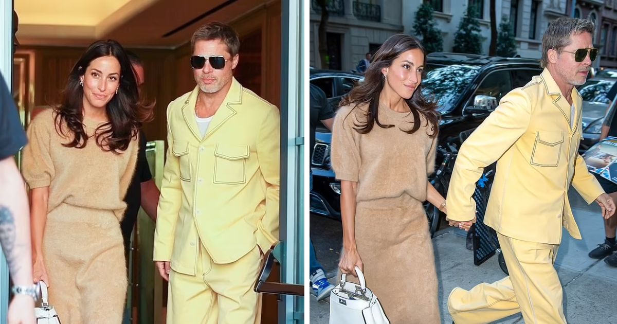 copy of articles thumbnail 1200 x 630 7 8.jpg - ‘She’s Making Him Younger!’- Brad Pitt Rocks Retro Yellow Suit During Romantic Outing With Lover